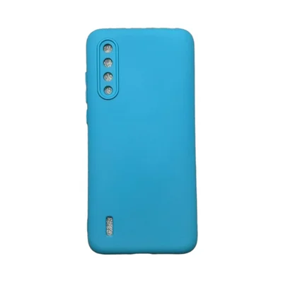 Capa Xiaomi Mi 9 Lite Silicone Aveludada Colorida Capinha Anti Impacto Mi 9 Lite:azul Céu