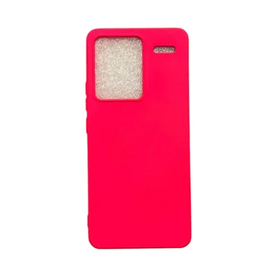 Capa Xiaomi Note 13 Pró Plus Silicone Aveludada Capinha Colorida Capinha Anti Impacto Cor:rosa Shock