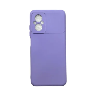 Capa Xiaomi Poco M5 Silicone Aveludada Protege Câmera Colorida Capinha Anti Impacto Poco M5:roxo