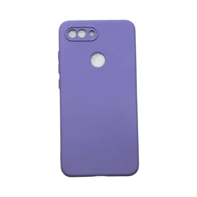 Capa Xiaomi Mi 8 Lite Silicone Aveludada Colorida Capinha Anti Impacto Mi 8 Lite:roxo
