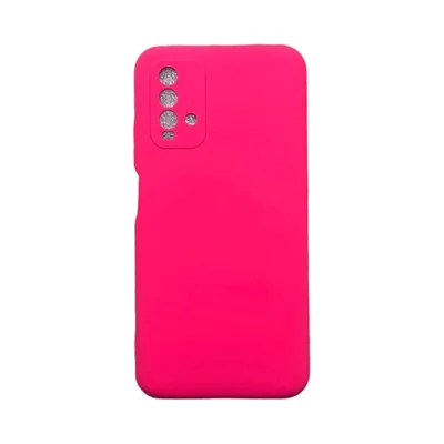 Capa Xiaomi Redmi 9t Silicone Aveludada Protege Câmera Colorida Capinha Anti Impacto Redmi 9t:pink