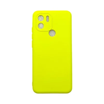 Capa Xiaomi Poco C50 Silicone Aveludada Protege Câmera Colorida Capinha Anti Impacto Poco C50:amarelo 02