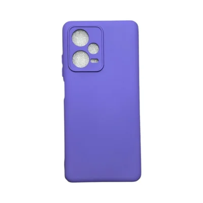 Capa Xiaomi Redmi Note 12 Pro 5g Silicone Aveludada Protege Câmera Colorida Capinha Anti Impacto Note 12 Pro 5g:roxo