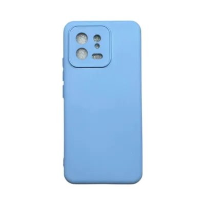 Capa Xiaomi Mi 13 5g Silicone Aveludada Protege Câmera Colorida Capinha Anti Impacto Mi 13 5g:azul Bebê
