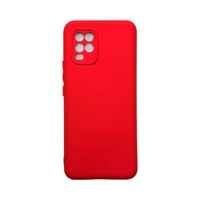 Capa Xiaomi Mi 10 Lite 5g Silicone Aveludada Colorida Capinha Anti Impacto Mi 10 Lite:vermelho