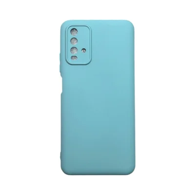 Capa Xiaomi Redmi 9t Silicone Aveludada Protege Câmera Colorida Capinha Anti Impacto Redmi 9t:turquesa