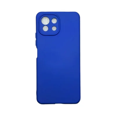 Capa Xiaomi Mi 11 Lite Silicone Aveludada Protege Câmera Colorida Capinha Anti Impacto Mi 11 Lite:azul Bic