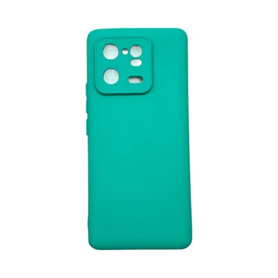 Capa Xiaomi Mi 13 Pró 5g Silicone Aveludada Protege Câmera Colorida Capinha Anti Impacto Mi 13 Pró:verde Água