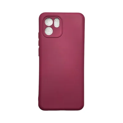 Capa Xiaomi Redmi A1/a2 Silicone Aveludada Protege Câmera Colorida Capinha Anti Impacto Redmi A1:vinho