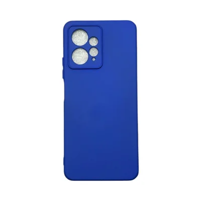 Capa Xiaomi Redmi Note 12 4g Silicone Aveludada Protege Câmera Colorida Capinha Anti Impacto Redmi Note 12 4g:azul Bic