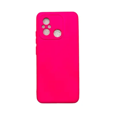 Capa Xiaomi Redmi 12c / Poco C55 Silicone Aveludada Protege Câmera Colorida Capinha Anti Impacto Redmi 12 C / Poco C55:p