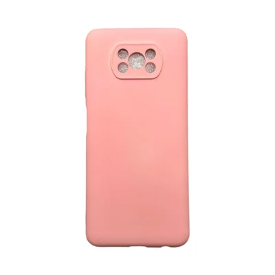 Capa Xiaomi Poco X3 / X3 Pro Silicone Aveludada Protege Câmera Colorida Capinha Anti Impacto Poxo X3 / X3 Pro:rosa 04