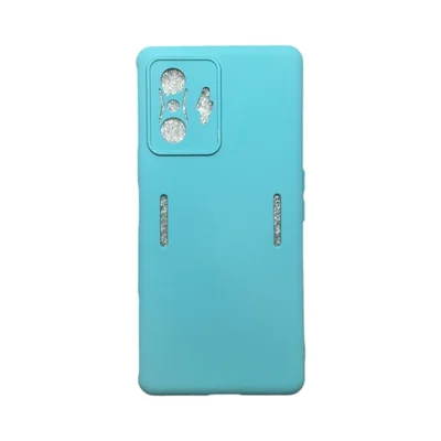 Capa Xiaomi Poco F4 Gt Silicone Aveludada Protege Câmera Colorida Capinha Anti Impacto Poco F4 Gt:turquesa