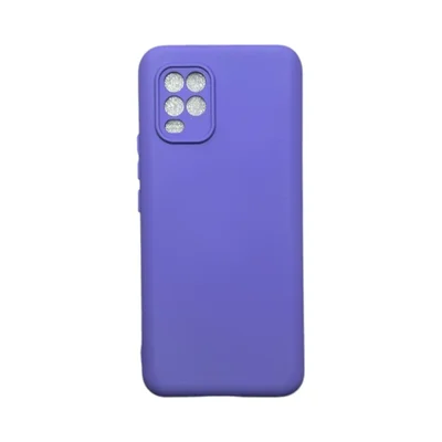 Capa Xiaomi Mi 10 Lite 5g Silicone Aveludada Colorida Capinha Anti Impacto Mi 10 Lite:roxo