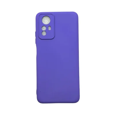 Capa Xiaomi Redmi Note 12s  Silicone Aveludada Protege Câmera Colorida Capinha Anti Impacto Redmi Note 12s:roxo