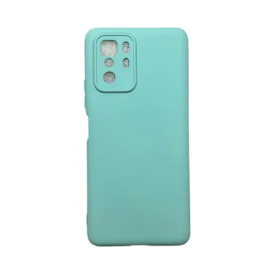 Capa Xiaomi Poco X3 Gt Silicone Aveludada Protege Câmera Colorida Capinha Anti Impacto Poxo X3 Gt:turquesa