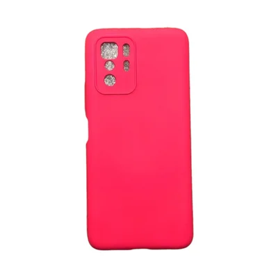 Capa Xiaomi Poco X3 Gt Silicone Aveludada Protege Câmera Colorida Capinha Anti Impacto Poxo X3 Gt:rosa Shock