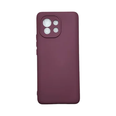 Capa Xiaomi Mi 11 Silicone Aveludada Protege Câmera Colorida Capinha Anti Impacto Mi 11:vinho
