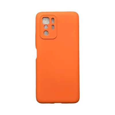 Capa Xiaomi Poco X3 Gt Silicone Aveludada Protege Câmera Colorida Capinha Anti Impacto Poxo X3 Gt:laranja