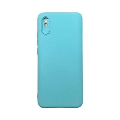 Capa Xiaomi Redmi 9a / 9i / 9at Silicone Aveludada Protege Câmera Colorida Capinha Anti Impacto Redmi 9a:turquesa