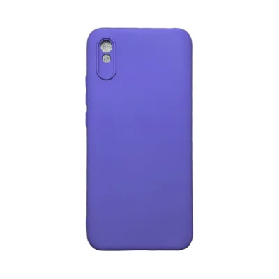 Capa Xiaomi Redmi 9a / 9i / 9at Silicone Aveludada Protege Câmera Colorida Capinha Anti Impacto Redmi 9a:roxo