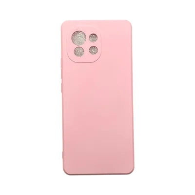 Capa Xiaomi Mi 11 Silicone Aveludada Protege Câmera Colorida Capinha Anti Impacto Mi 11:rosa 01