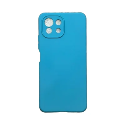 Capa Xiaomi Mi 11 Lite Silicone Aveludada Protege Câmera Colorida Capinha Anti Impacto Mi 11 Lite:azul Céu