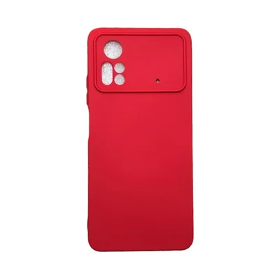 Capa Xiaomi Poco X4 Pro 5g Silicone Aveludada Protege Câmera Colorida Capinha Anti Impacto Poco X4 Pro:vermelho