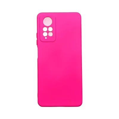 Capa Xiaomi Redmi Note 12 Pro 4g Silicone Aveludada Protege Câmera Colorida Capinha Anti Impacto Note 12 Pro 4g:pink