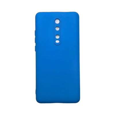 Capa Xiaomi Mi 9t  Silicone Aveludada Protege Câmera Colorida Capinha Anti Impacto Xiaomi Mi 9t:azul