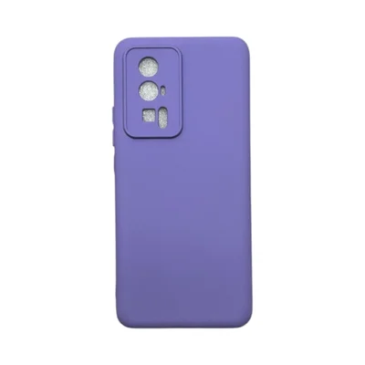 Capa Xiaomi Poco F5 Pró Silicone Aveludada Protege Câmera Colorida Capinha Anti Impacto Poco F5 Pró:roxo