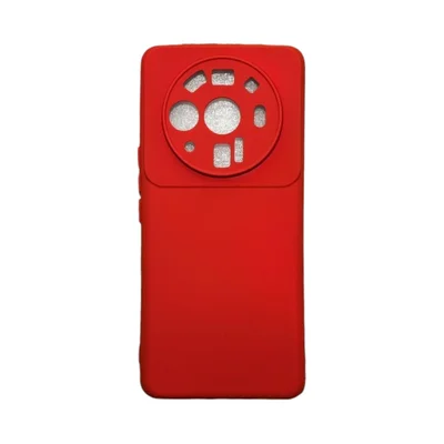 Capa Xiaomi Mi 12 Ultra Silicone Aveludada Protege Câmera Colorida Capinha Anti Impacto Mi 12 Ultra:vermelho