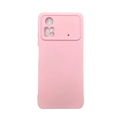 Capa Xiaomi Poco X4 Pro 5g Silicone Aveludada Protege Câmera Colorida Capinha Anti Impacto Poco X4 Pro:rosa 01