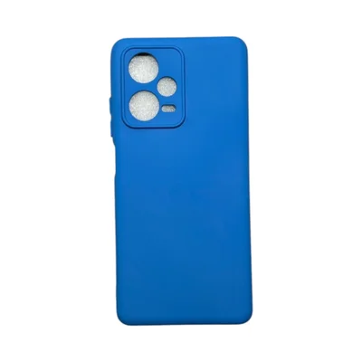 Capa Xiaomi Redmi Note 12 Pro 5g Silicone Aveludada Protege Câmera Colorida Capinha Anti Impacto Note 12 Pro 5g:azul