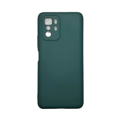 Capa Xiaomi Poco X3 Gt Silicone Aveludada Protege Câmera Colorida Capinha Anti Impacto Poxo X3 Gt:verde Escuro