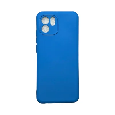 Capa Xiaomi Redmi A1/a2 Silicone Aveludada Protege Câmera Colorida Capinha Anti Impacto Redmi A1:azul