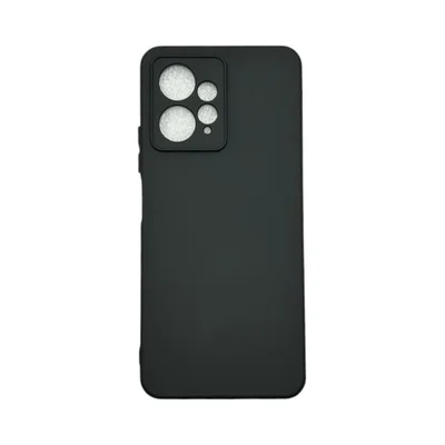 Capa Xiaomi Redmi Note 12 4g Silicone Aveludada Protege Câmera Colorida Capinha Anti Impacto Redmi Note 12 4g:preto