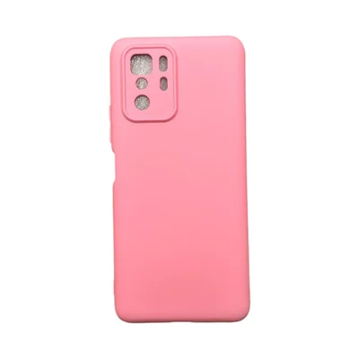 Capa Xiaomi Poco X3 Gt Silicone Aveludada Protege Câmera Colorida Capinha Anti Impacto Poxo X3 Gt:rosa Bebê