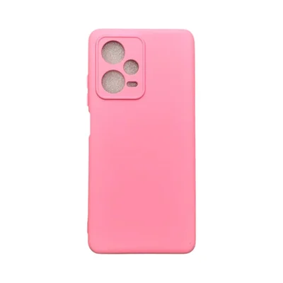 Capa Xiaomi Redmi Note 12 Pro 5g Silicone Aveludada Protege Câmera Colorida Capinha Anti Impacto Note 12 Pro 5g:rosa Beb