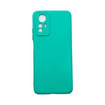 Capa Xiaomi Redmi Note 12s  Silicone Aveludada Protege Câmera Colorida Capinha Anti Impacto Redmi Note 12s:verde Água