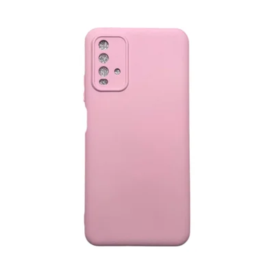 Capa Xiaomi Redmi 9t Silicone Aveludada Protege Câmera Colorida Capinha Anti Impacto Redmi 9t:rosa 01