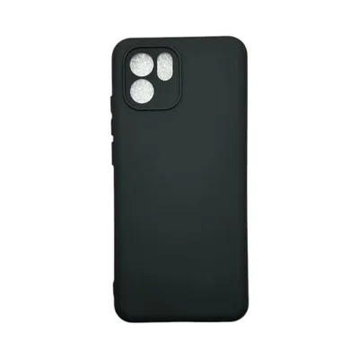 Capa Xiaomi Redmi A1/a2 Silicone Aveludada Protege Câmera Colorida Capinha Anti Impacto Redmi A1:preto