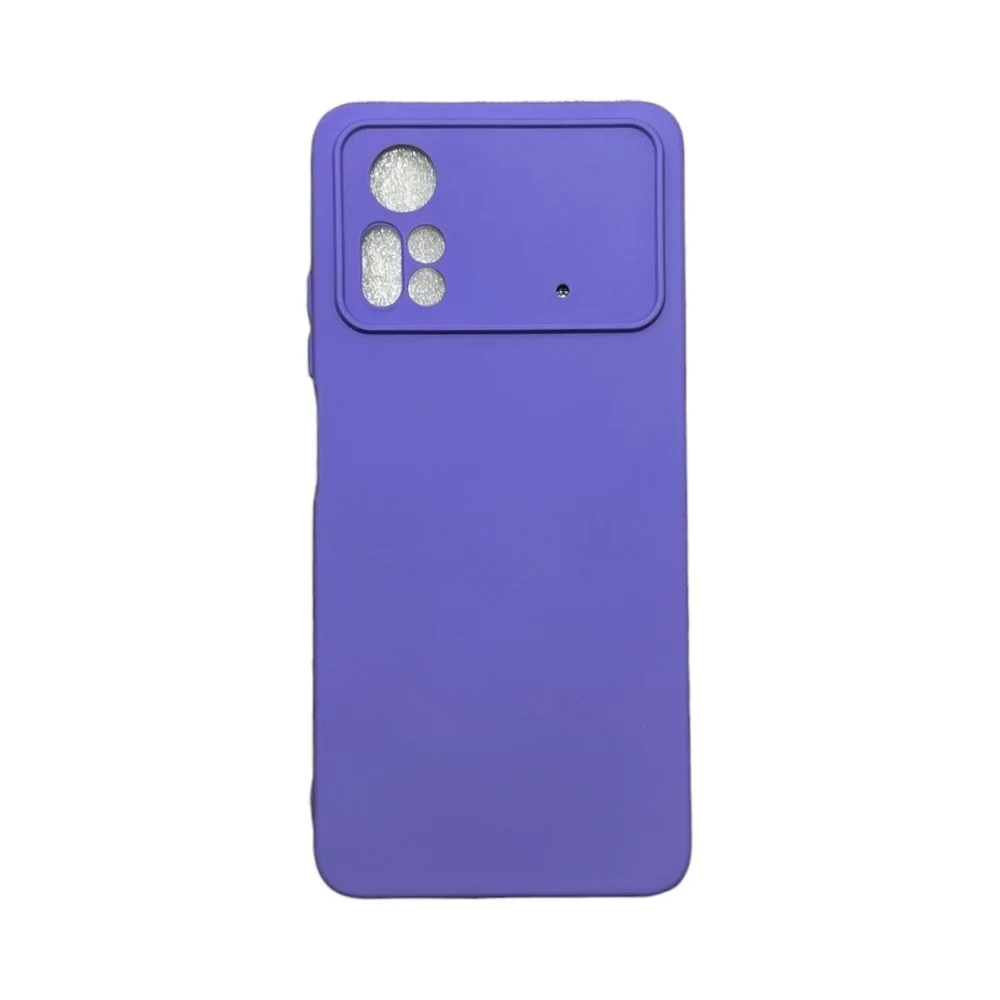 Imagem 1 de 1 do produto Capa Xiaomi Poco X4 Pro 5g Silicone Aveludada Protege Câmera Colorida Capinha Anti Impacto Poco X4 Pro:roxo Escuro