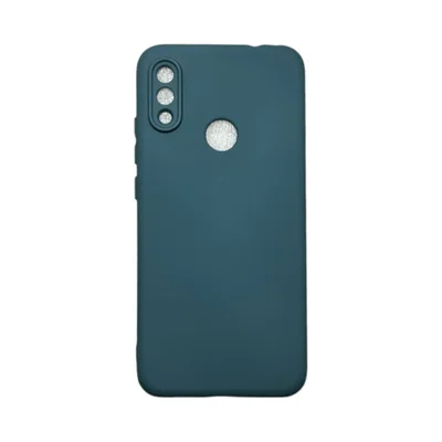 Capa Xiaomi Redmi Note 7 Silicone Aveludada Protege Câmera Colorida Capinha Anti Impacto Redmi Note 7:cinza Escuro