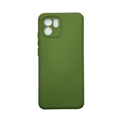 Capa Xiaomi Redmi A1/a2 Silicone Aveludada Protege Câmera Colorida Capinha Anti Impacto Redmi A1:verde Militar