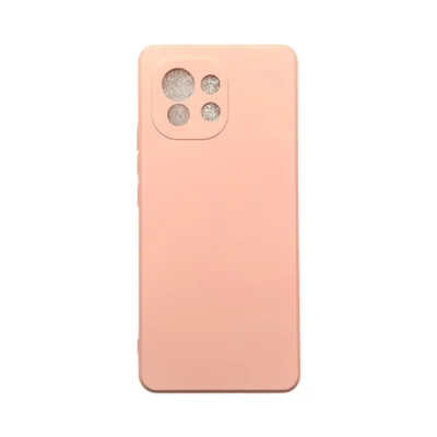 Capa Xiaomi Mi 11 Silicone Aveludada Protege Câmera Colorida Capinha Anti Impacto Mi 11:rosa 04