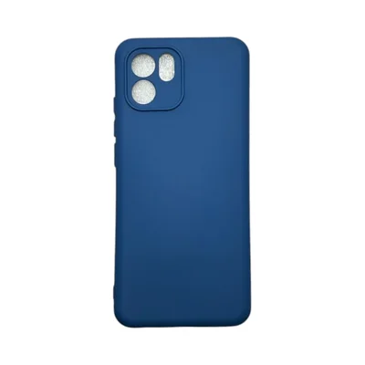 Capa Xiaomi Redmi A1/a2 Silicone Aveludada Protege Câmera Colorida Capinha Anti Impacto Redmi A1:azul Escuro
