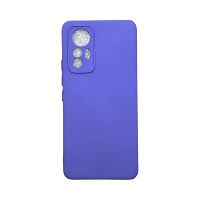 Capa Xiaomi Mi 12 Silicone Aveludada Protege Câmera Colorida Capinha Anti Impacto Mi 12:roxo