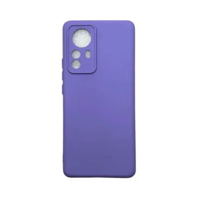 Capa Xiaomi Mi 12 Pro Silicone Aveludada Protege Câmera Colorida Capinha Anti Impacto Mi 12 Pro:roxo