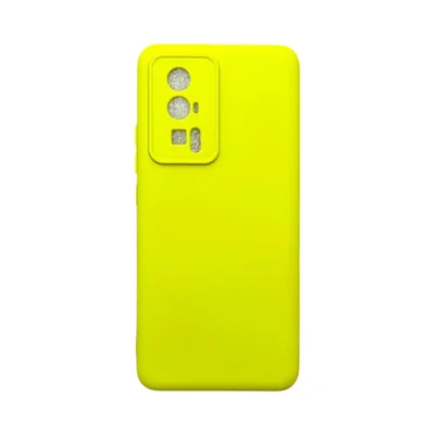 Capa Xiaomi Poco F5 Pró Silicone Aveludada Protege Câmera Colorida Capinha Anti Impacto Poco F5 Pró:amarelo 02